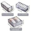 3PCS Washable Home Organization Drawer Divider Foldable Underwear Scarf Storage Pouch  Home & Living