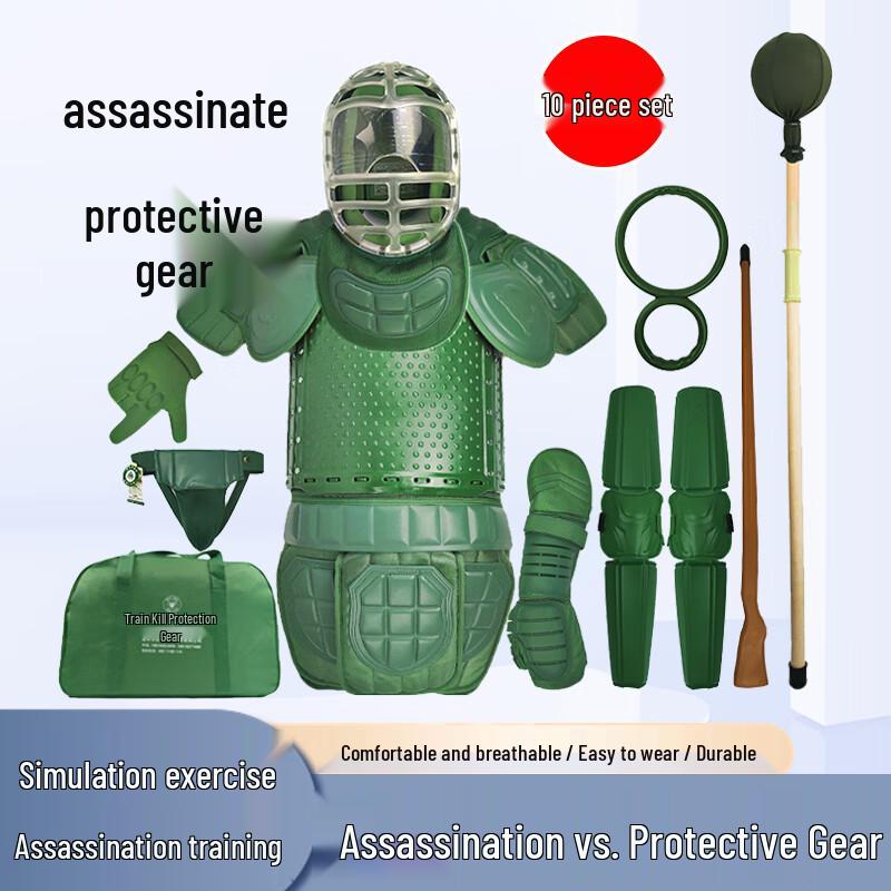 Jingwu Rong Combat Training Protective Gear Set