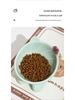 Elevated Non-slip Ceramic Bowl for Cats and Dogs - Prevents Spills, Protects Necks, Cute Design