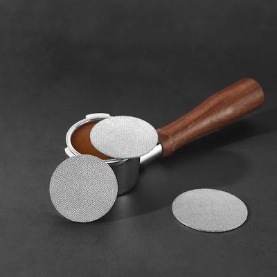 51/53/58mm Filtro per caffè riutilizzabile in acciaio inossidabile Schermo per portafiltro in maglia resistente al calore per macchina per caffè espresso