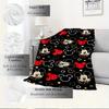 1pc Velvet Mickey Mouse Pattern Throw Blanket for Bedding, Sofa Blanket, Gift, Home Decor, Room Decor