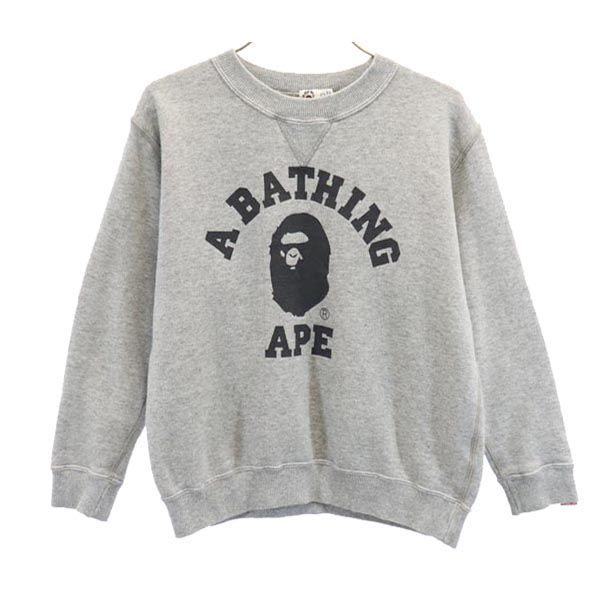 

BABY MILO made in Japan Print Long sleeve sweat A BATHING APE sweatshirt Kid s Used