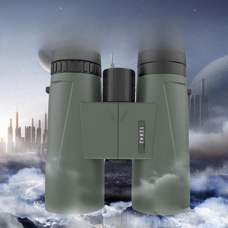 משקפת חדשה חוצת גבולות 12×42 בהבחנה גבוהה משקפת ניידת קונצרט חיצונית