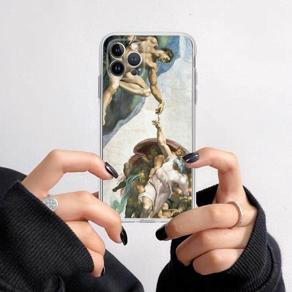 Renaissance Art Phone Case for iPhone 16 15 8 7 6 6S Plus X SE XR XS 14 11 12 13 Mini Pro Max Mobile Case