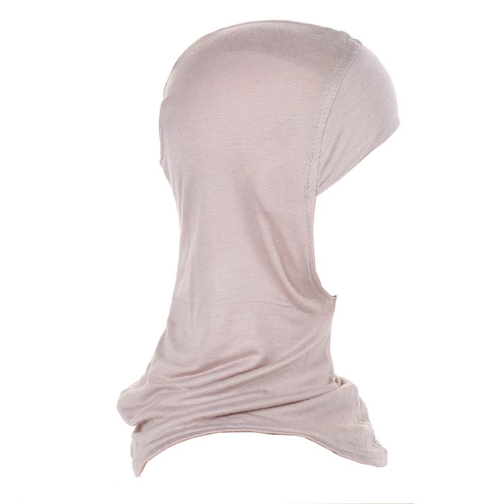 Modal Headscarf for Women Jersey Underscarf Inner Hijab Hat Turban Muslim Ninja Cap Islamic Head Neck Cover Bone Bonnet Headwrap