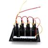 4P Automotive RV Boot Wippschalter Panel Rote LED-Leuchten Kippschalter mit Leistungsschaltern Autozubehör Schalter