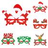Christmas Santa Decoration Claus Snowman Glasses Adult Child Xmas Props Party