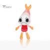 Shrimpo Plush Toy for Kids Animal Figure Pillow Cuddly Companion Gift for Kids Fans Birthday Christmas Short Plush Home Decor