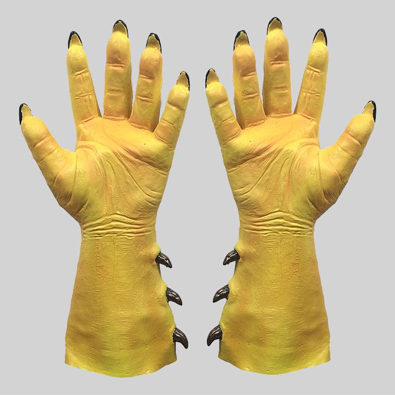 

Маска Демона Зловещий Шестиугольник и Пара Перчаток для Хэллоуина и Тематических Мероприятий Yellow Gloves