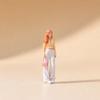 1:64 Scale Standing Woman Figurine Collectible Diorama Character Figure Lifelike