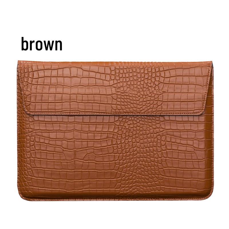 Matné pouzdro na notebook z PU kůže pro MacBook, Apple, Huawei, Xiaomi