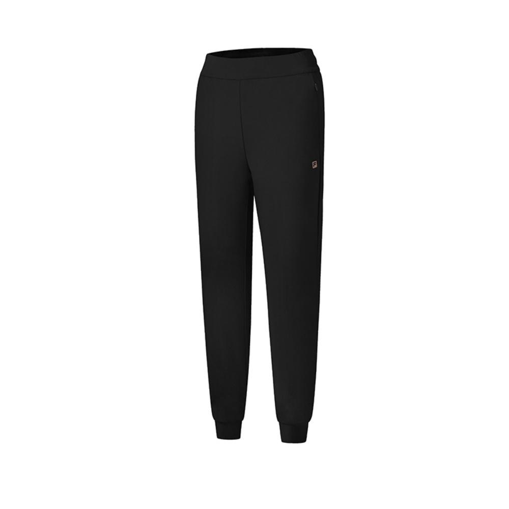 FILA Fitness Trendy Versatile Comfortable Simple Casual Pants Women bottoms Deep-Black A11W521609F-BK