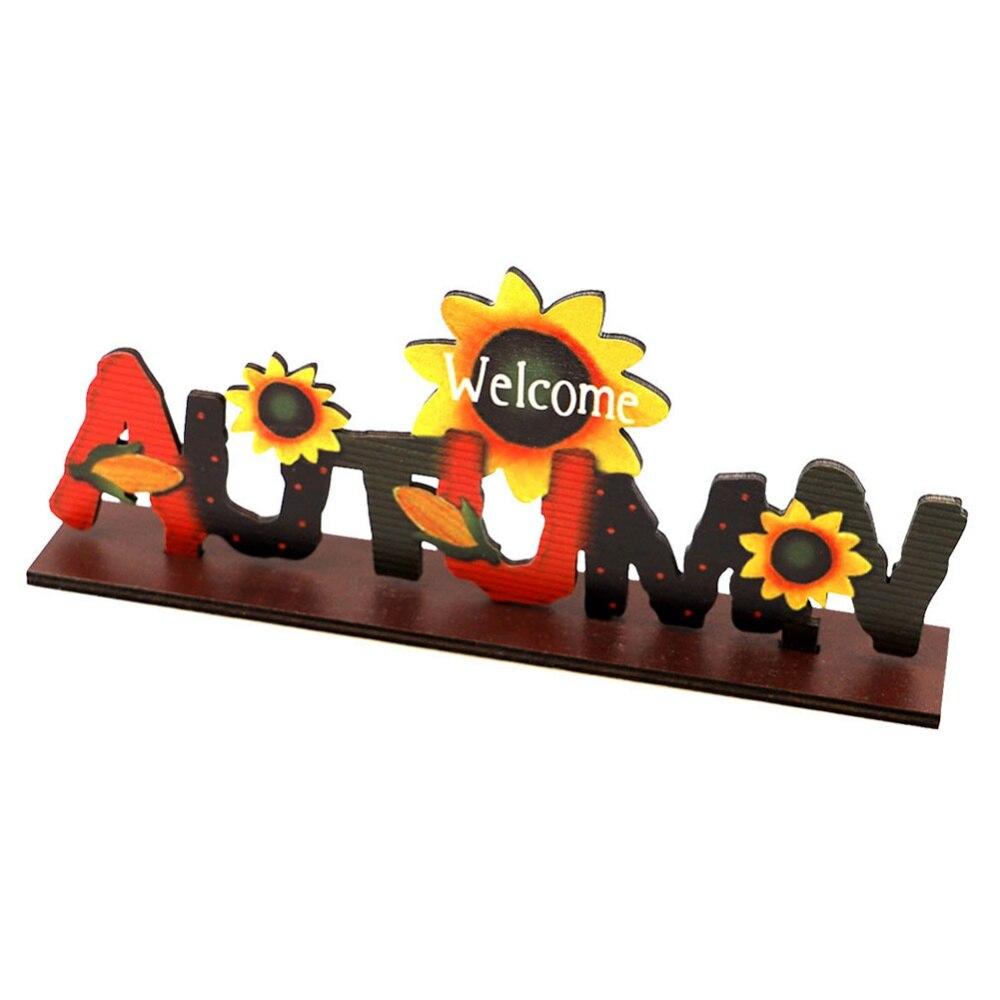 Set Di 2 Decorazioni Murali In Legno – Gnomi Di Benvenuto Autunnali Con Zucca – 30x42 Cm – Per Portico E Ringraziamento