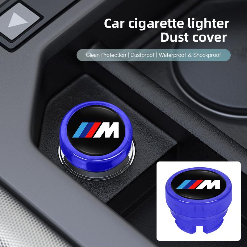 Car Cigarette Lighter Cover DustProof Decoration Cap For BMW Series i3 i4 G07 G06 G05 G02 G01 F48 F39 G42 G30 G20 G26 F01 F02