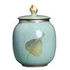 Tea Containers Ceramic Sealed Can Large Coarse Pottery Storage Tank Pu'er Tea Tea Canister Tea Caddy TeaJar Japanese Jar Storage