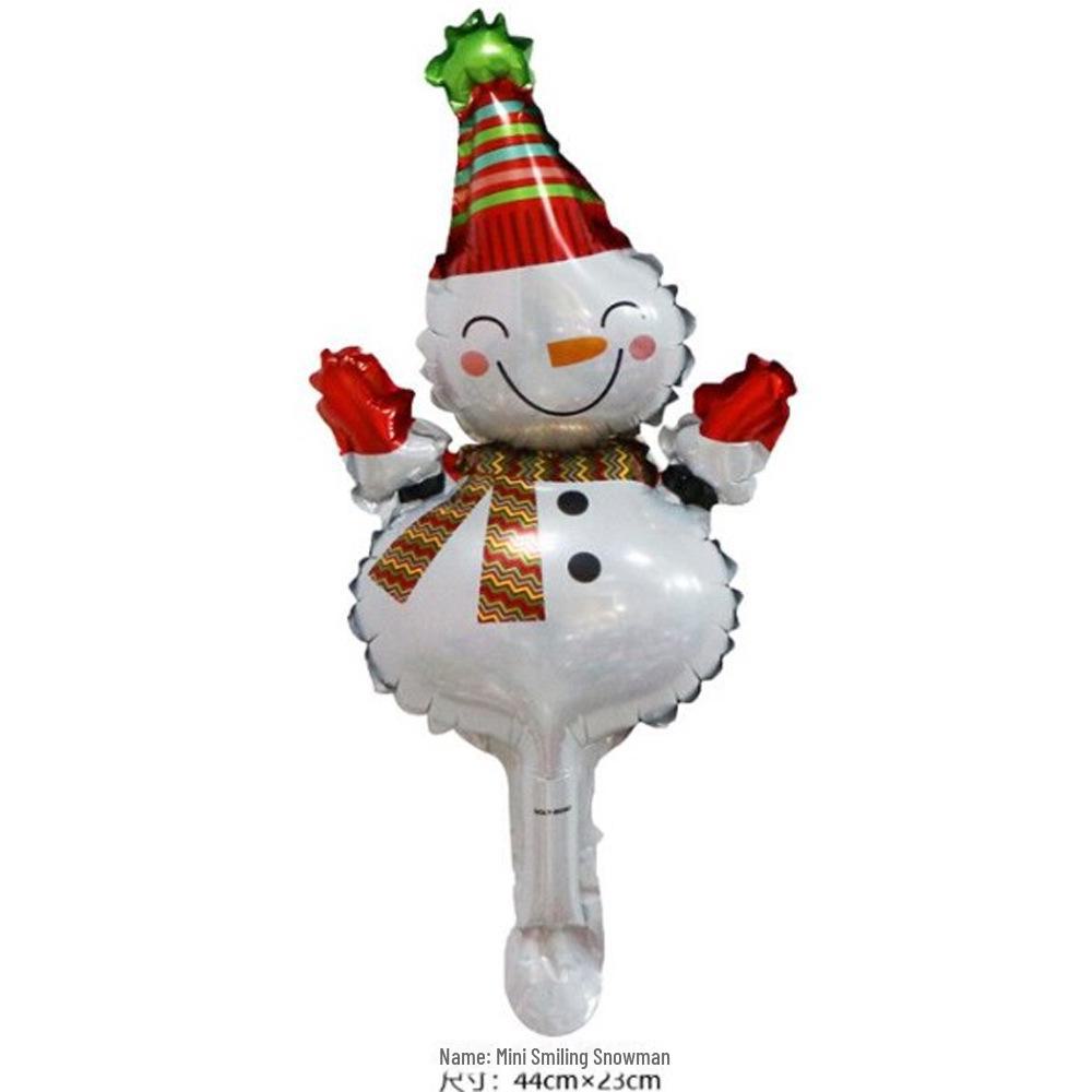 Christmas Cartoon Balloons: Santa, Snowman, Elk, Christmas Tree Decorations
