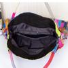 Leather Women's Bag Colorful Contrast Color Handmade Flower Personality Women's Single Shoulder Crossbody Cowhide Bag