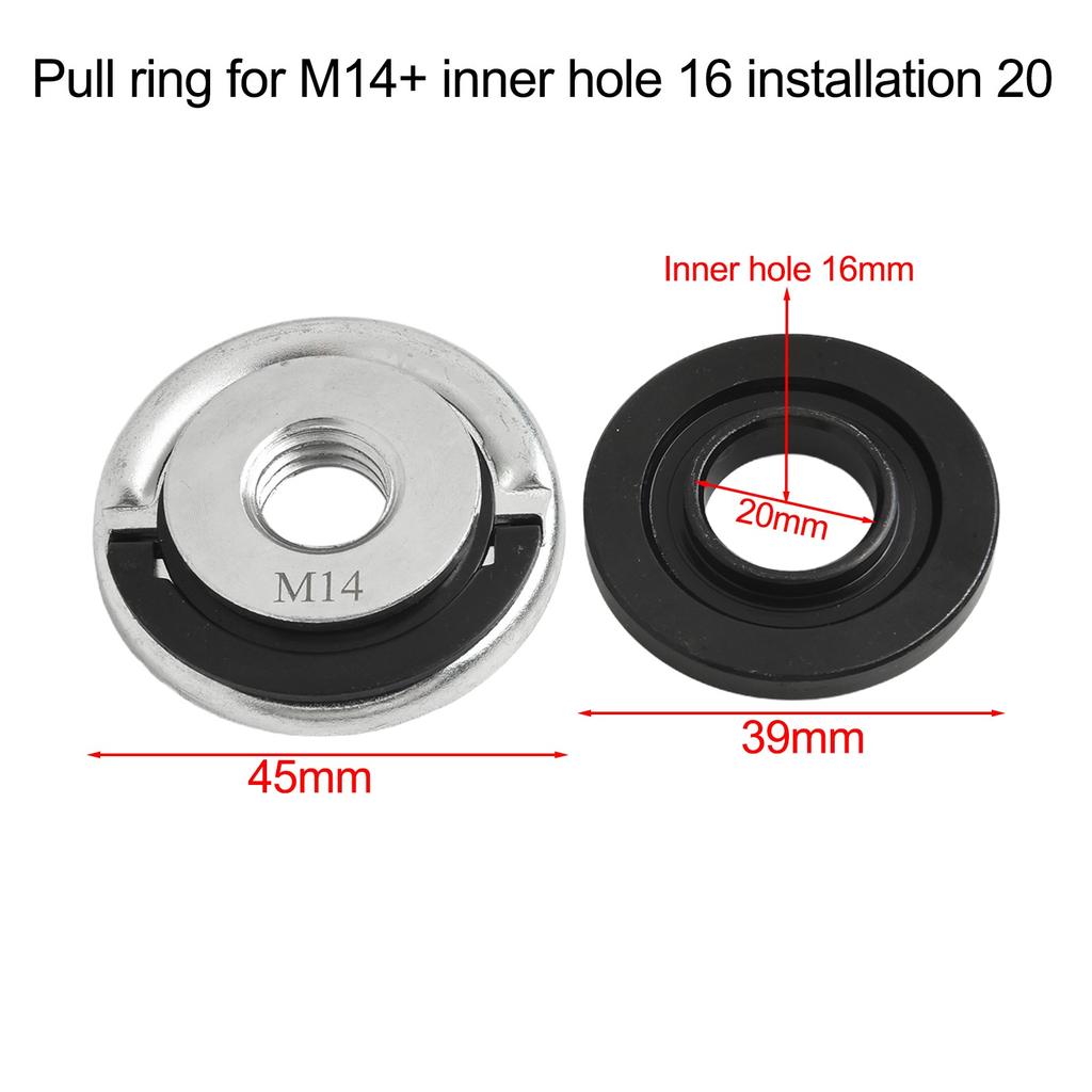 Precision Machined For M14 Flange Nut with Quick Release Grinding Plate