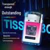 Transparent Gradient Electronic Pulse Windproof Double Arc Lighter Gift