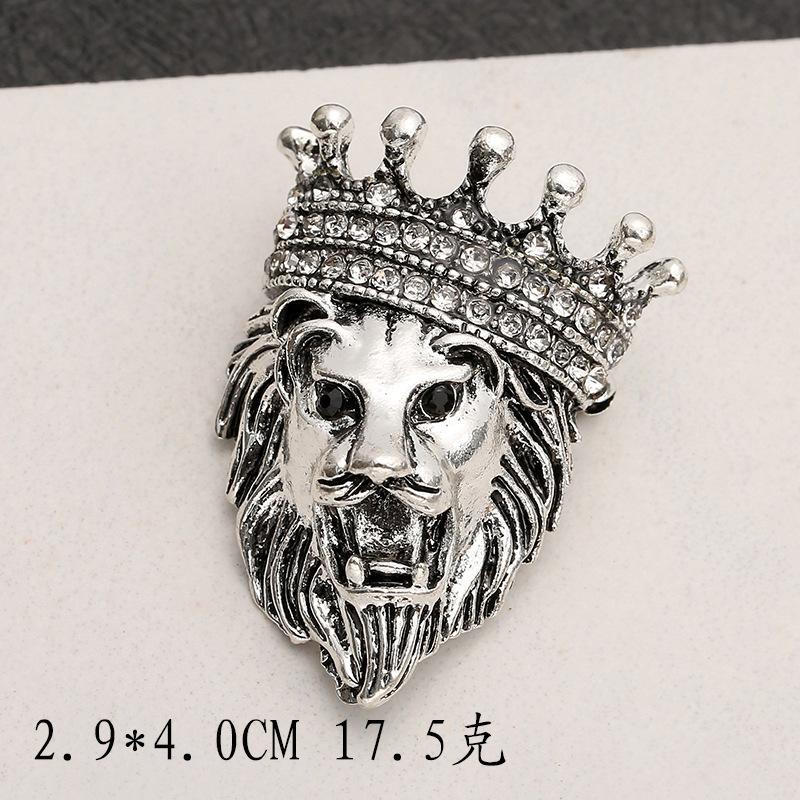 

Аксессуары Брошь тигра Винтажная леопардовая брошь Рубашка Булавка Декоративный сплав