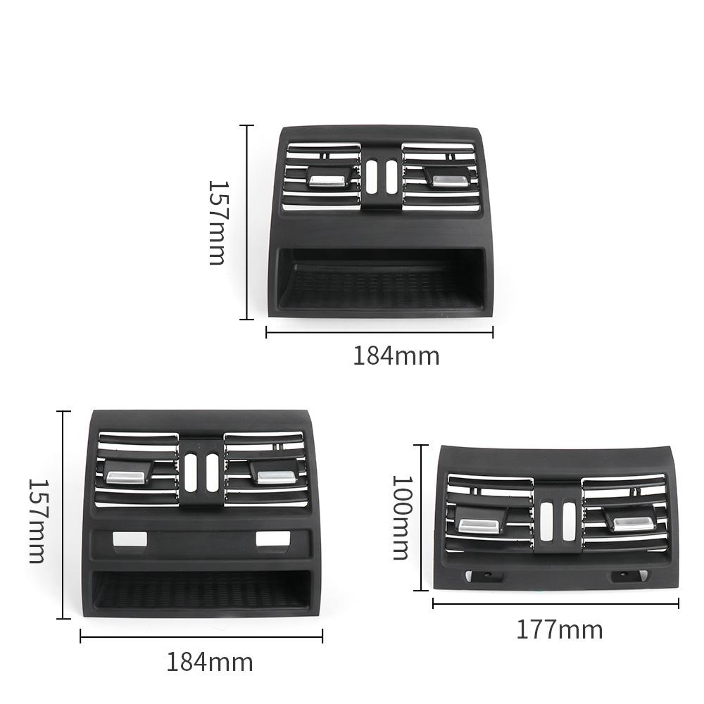 64229166883 For BMW 5 Series F10 F11 F18 2010-2017 Car Front Row Wind Left Center Right Air Conditioning Vent Grill Outlet Panel