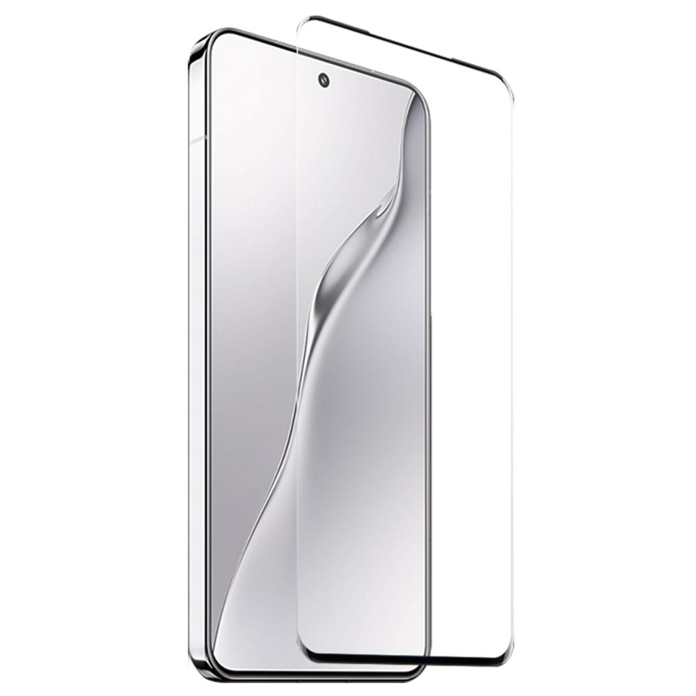 NORTHJO For Xiaomi 15 Pro TPU Phone Case+3D Curved Tempered Glass Film (Support Fingerprint Unlock)