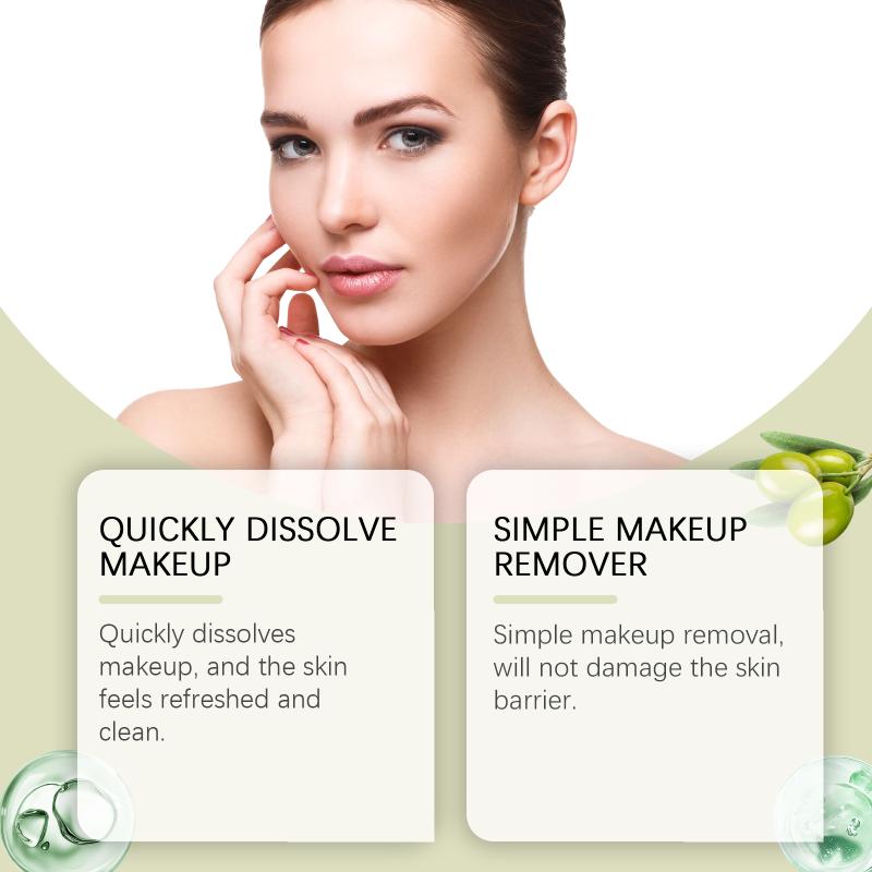 100ml Cleansing Oil Gentle Makeup Remover Deep Cleansing Pore Blackhead Exfoliating Face Oil for Sensitive Skin