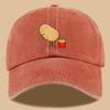 Humorous Potato Chip Printed Baseball Cap, Casual Outdoor Hat Suitable for Holiday Parties, Birthdays, Friends, Cartoon Design