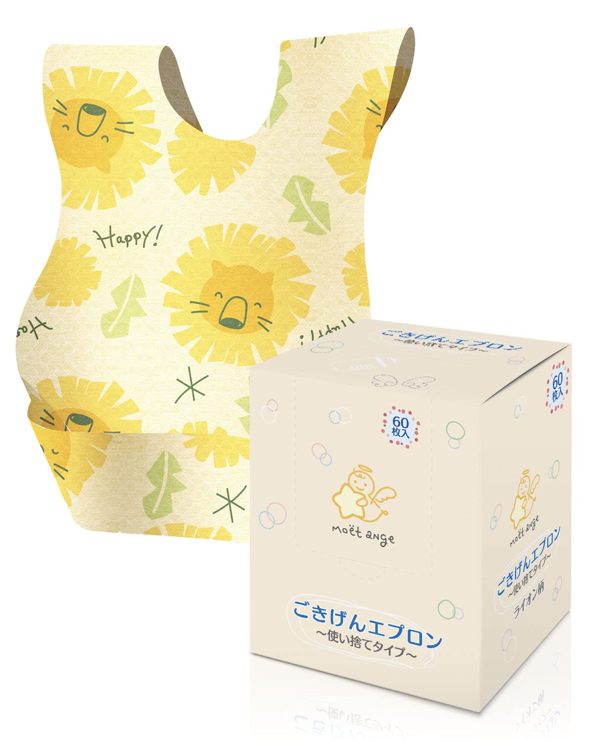 

Одноразовые фартуки для упаковки из 60 дизайнов, которые отлично смотрятся в социальных сетях Слюнявчики для младенцев и для подарков на рождение [moet-ange] младенцы, [Cute media] дети,