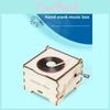 Wooden Assembly Hand Cranked Music Box Children Puzzle Toy Set For Kids