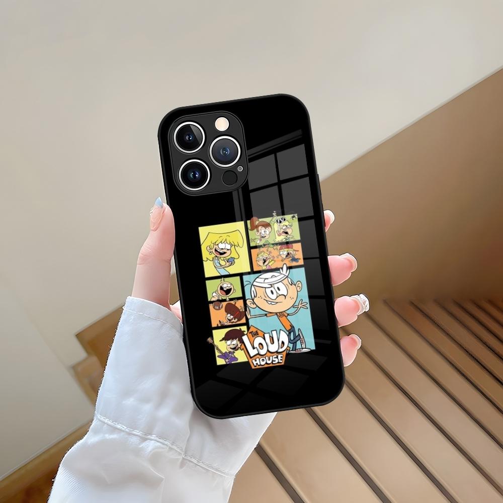 The LoudS H-HouseS Phone Case Tempered Glass For IPhone 13 17 15 16 14 12 11 Pro Max Plus Mini XR XS SE2020 Coque