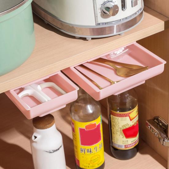 Yousheng Szuflada pod biurko Samoprzylepny Wysuwany Organizer pod biurko Ukryty Wysuwany Schowek na Narzędzia do Makijażu Długopisy Artykuły Papiernicze