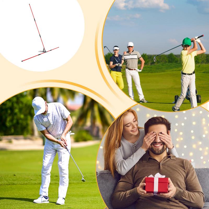 Kije Golfowe Laski Wyrównujące Przenośny Wielofunkcyjny Pomocnik do Treningu Huśtawki Golfowej Trenerzy Sportowi Dla Miłośników Sportu Dzień Ojca