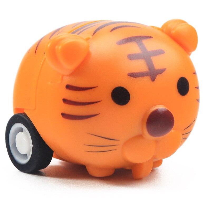 Non-Toxic 12Pcs Cute Cartoon Animal Pull-Back Inertia Car Kids Toy Kindergarten Activities Gifts For Children