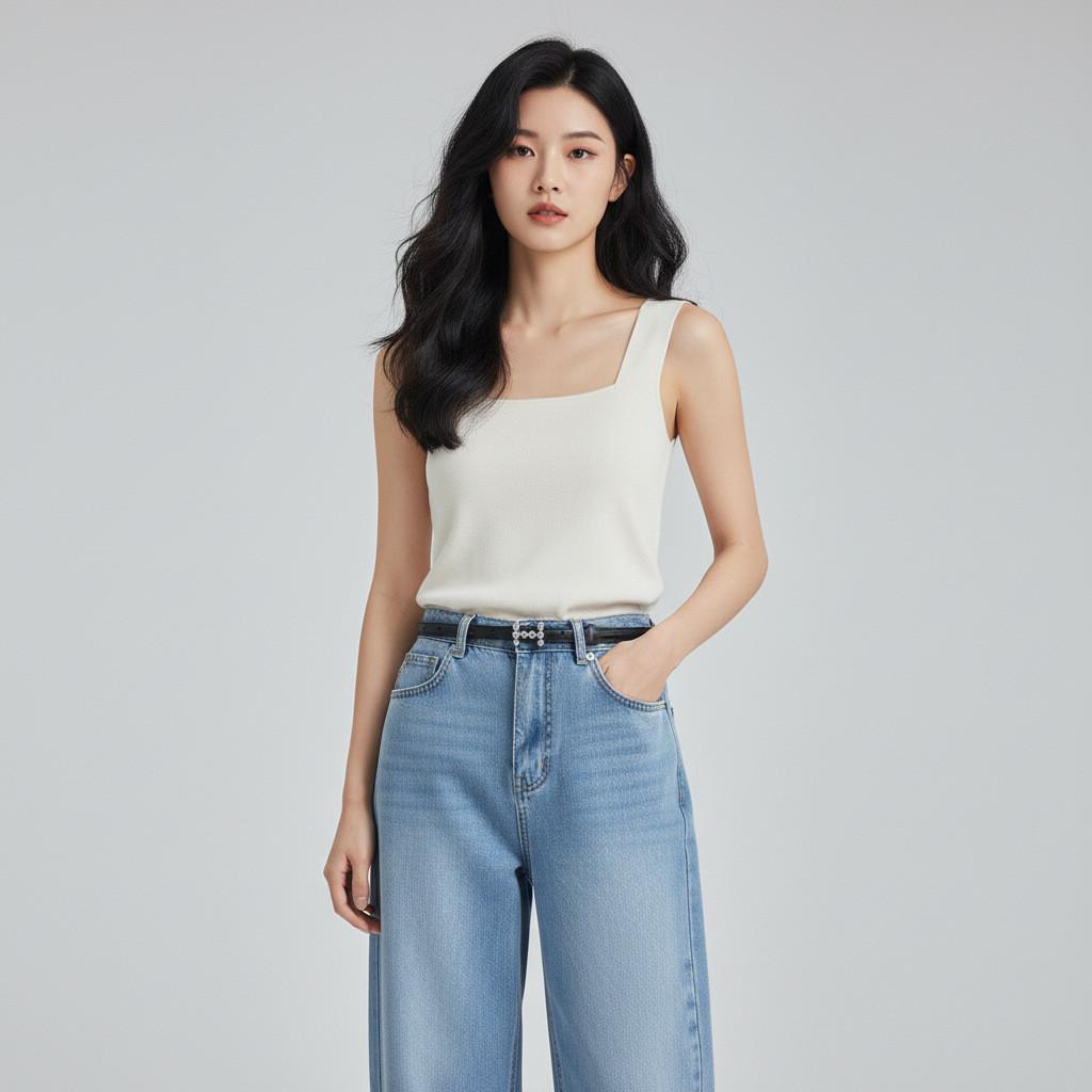 Genuine Leather Womens Belt With Alloy Buckle For Casual And Office Wear