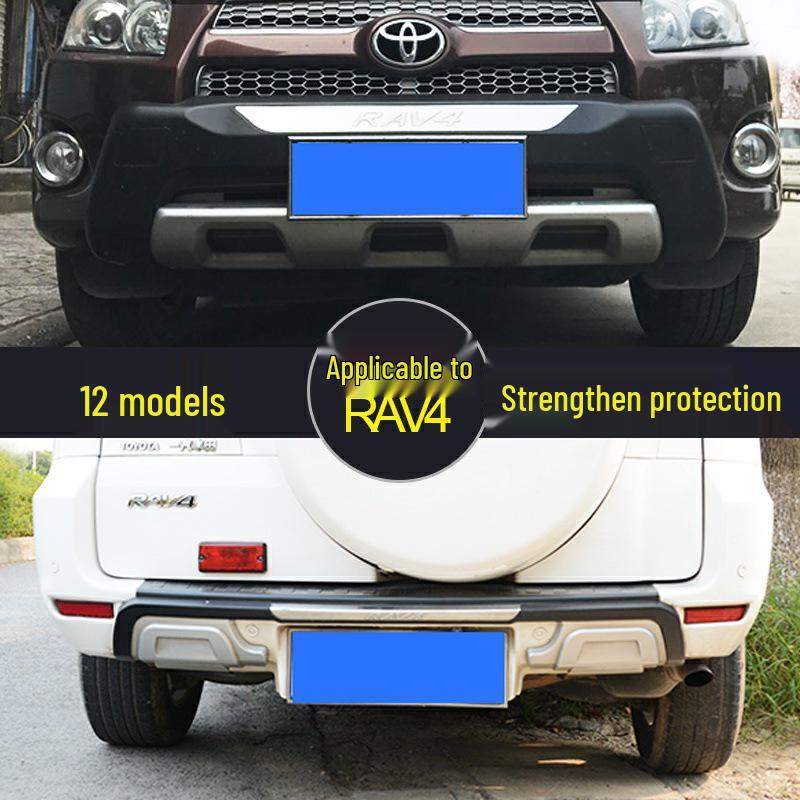 Compatible Front & Rear Bumper Guard Kit for 2009-2013 Toyota RAV4