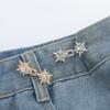 4 Pairs Star Jeans Button Pins No Sewing Required Trousers Waist Tightener Waist Buckles Trouser Button Pins