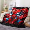 Cute Spider-Man Print Flannel Blanket, Warm Comfortable for Bedrooms, Sofas, Beds, Chairs, Picnics, Travel -HYQ1