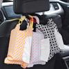 Plaids Pattern Paper Case Car Headrest Tissue Box Tissue Dispenser Bag Car Tissue Holder 6.7X9.8in Car Interior Accessory