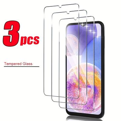 3 PCS 3PCS Temperd Glass Protector Cover For Samsung Galaxy A05 A05S A15 A25 A35 A55 S22 S23 S21 FE S20 S24 Ultra A54 A53 A52 A51 Screen Protector