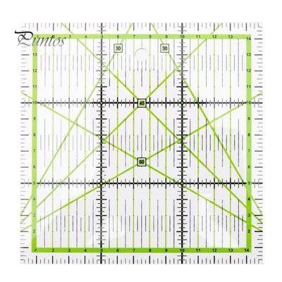 Righello per quilting, taglio di stoffa, patchwork quadrato, strumento per cucire fatto a mano fai da te