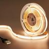 DC5V COB LED Strip Light with USB power supply 320LEDs/m high-density flexible lighting 3000K/4000K/6000K indoor Light Strip Tv Backlight