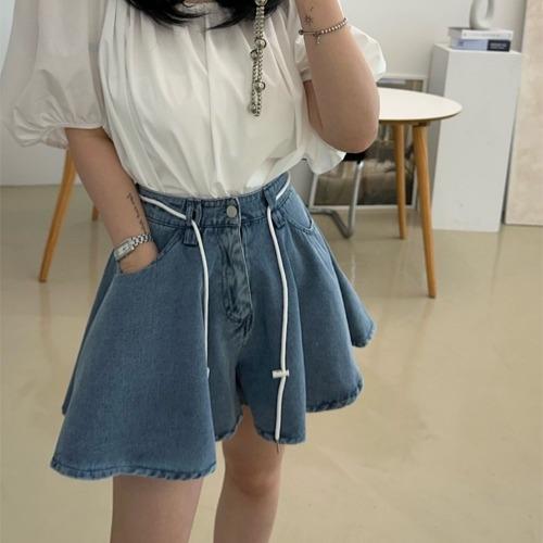 

Корейские джинсовые леггинсы с юбкой, женские модные свободные универсальные шорты в стиле вестерн, дизайнерские шорты, лето 2024, новые популярные шорты M джинсовый синий