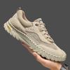 Men's shoes 2025 summer new men's outdoor hollow breathable mesh beach shoes lace-up soft sole comfortable casual shoes