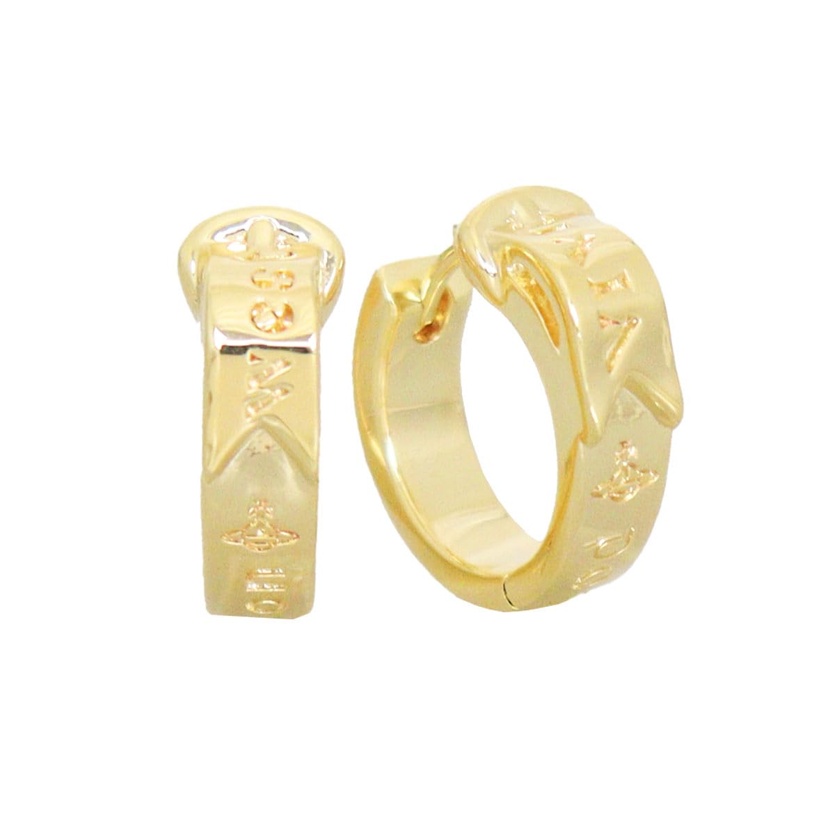 

Vivienne Westwood Gold Bobby Hoop Earrings for Men and Women (62030032) [Brand] [Used] золотий