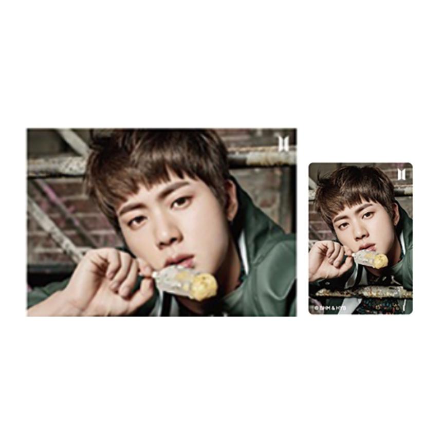 BTS ДЖИН Открытка ВЕР.3 (ТЫ НИКОГДА НЕ ГУЛЯЕШЬ ОДИН) 3D фото Лентикулярное (Бантан Бойз) ,Официальный, Оригинальный, Аутентичный, KPOP