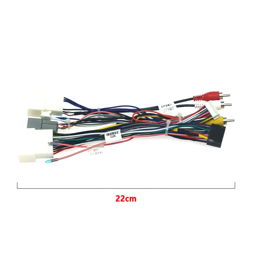 For 2014-16 Mitsubishi Outlander Pajero 16 Pin Wire Harness Power Cable + Canbus