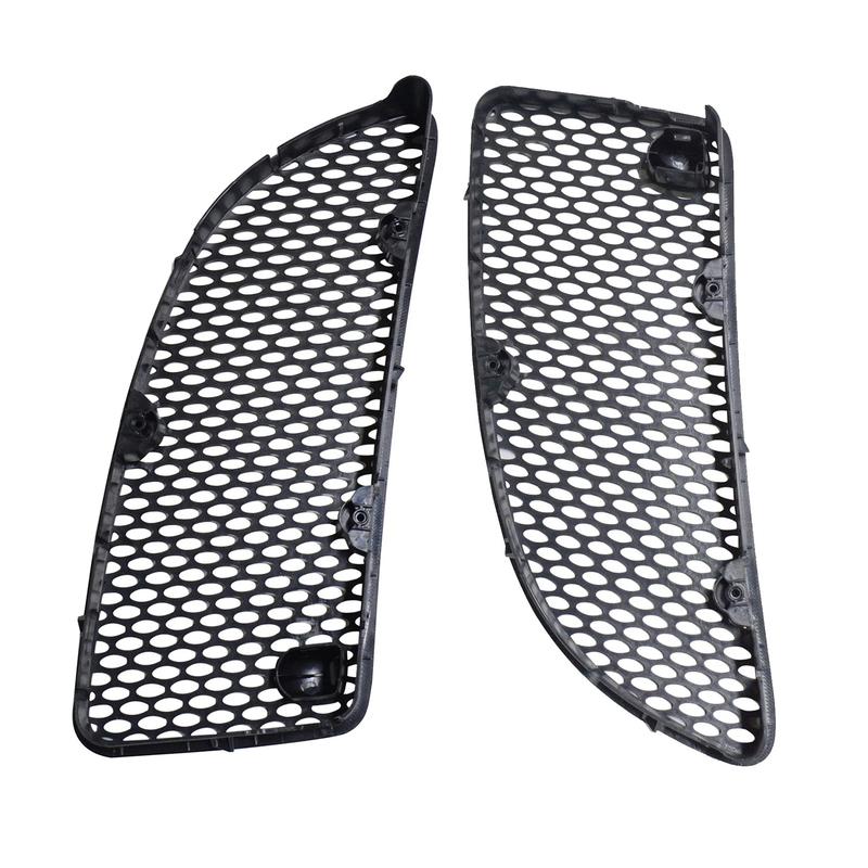 2x Front Hood Vent Grille Cover for Mercedes R171 SLK280 SLK300 SLK350 2005 2006 2007 2008 2009 2010 2011
