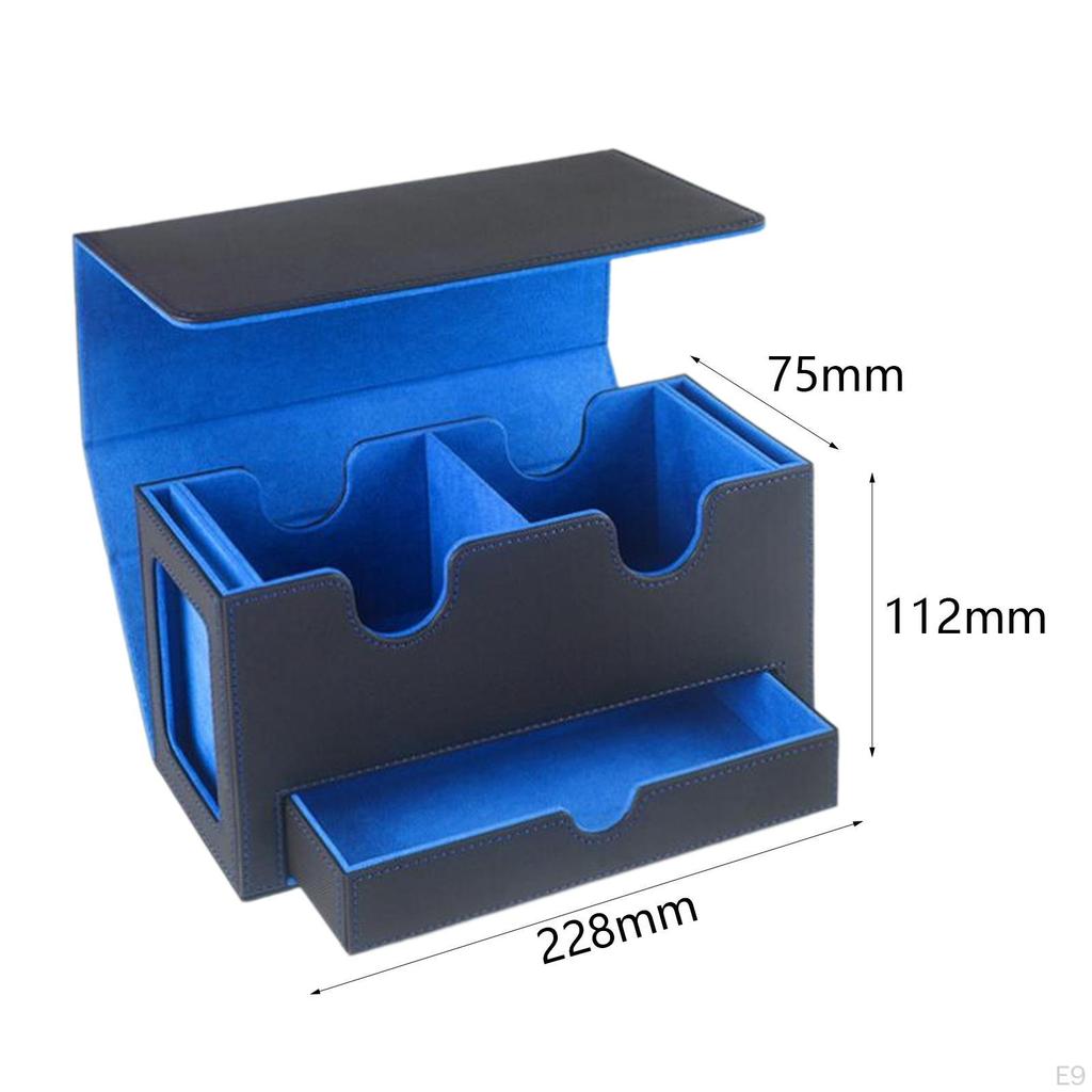 Card Deck Box for Organizing 320+ Cards - Stylish Storage Solution