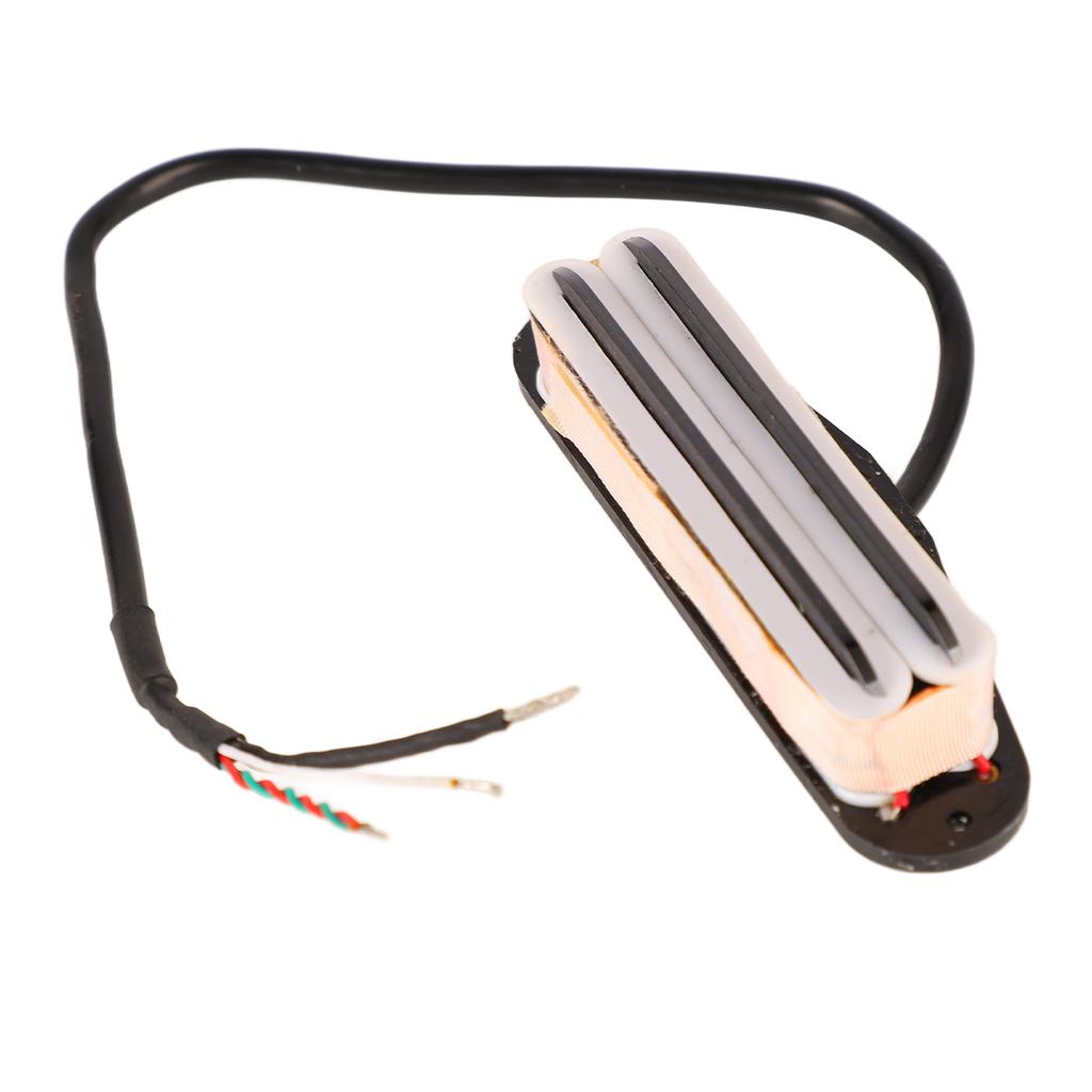 Guitar Pickup 1 Coil Dual Hot Rail 4 Core Wire Metal Pick Up Instrument Accessory for Replacement